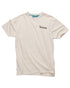 White Coloured Makita Mens Origin T-Shirt on white background 