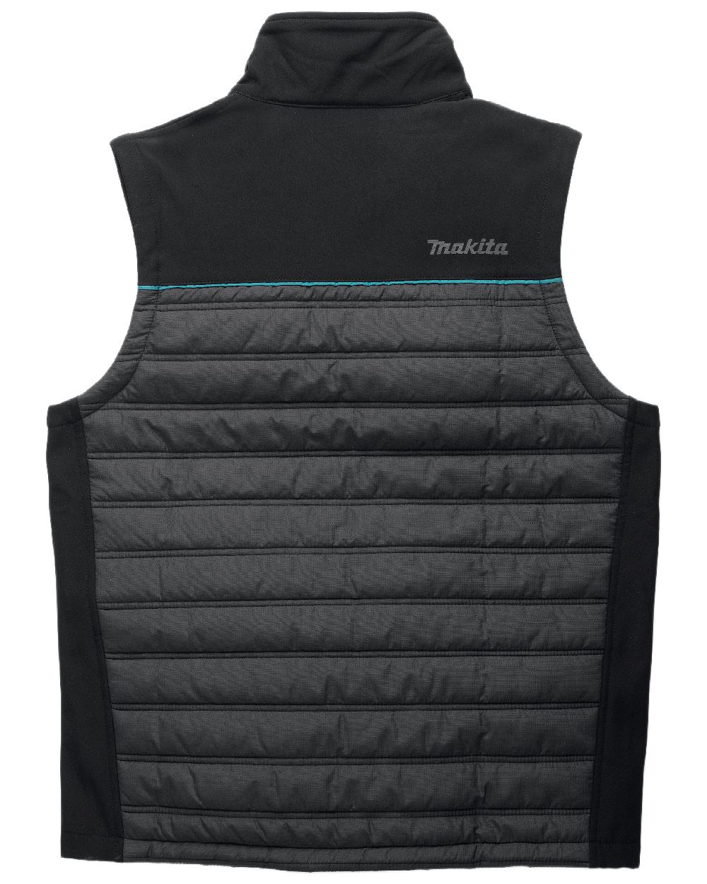 Grey Coloured Makita Mens Shield Bodywarmer on white background 