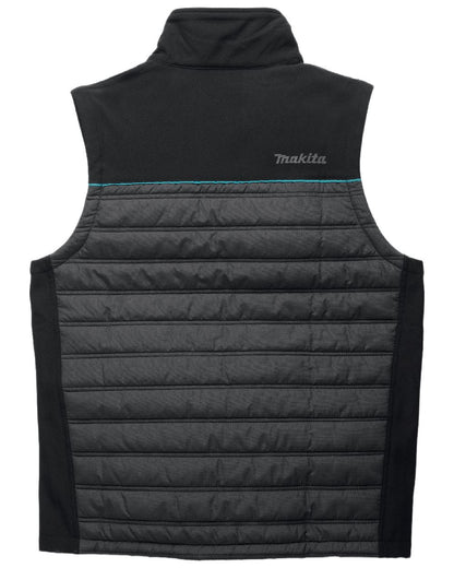 Grey Coloured Makita Mens Shield Bodywarmer on white background 