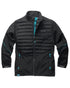 Black Coloured Makita Mens Shield Jacket on white background 