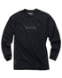 Black Coloured Makita Mens Tech Baselayer Top on white background 