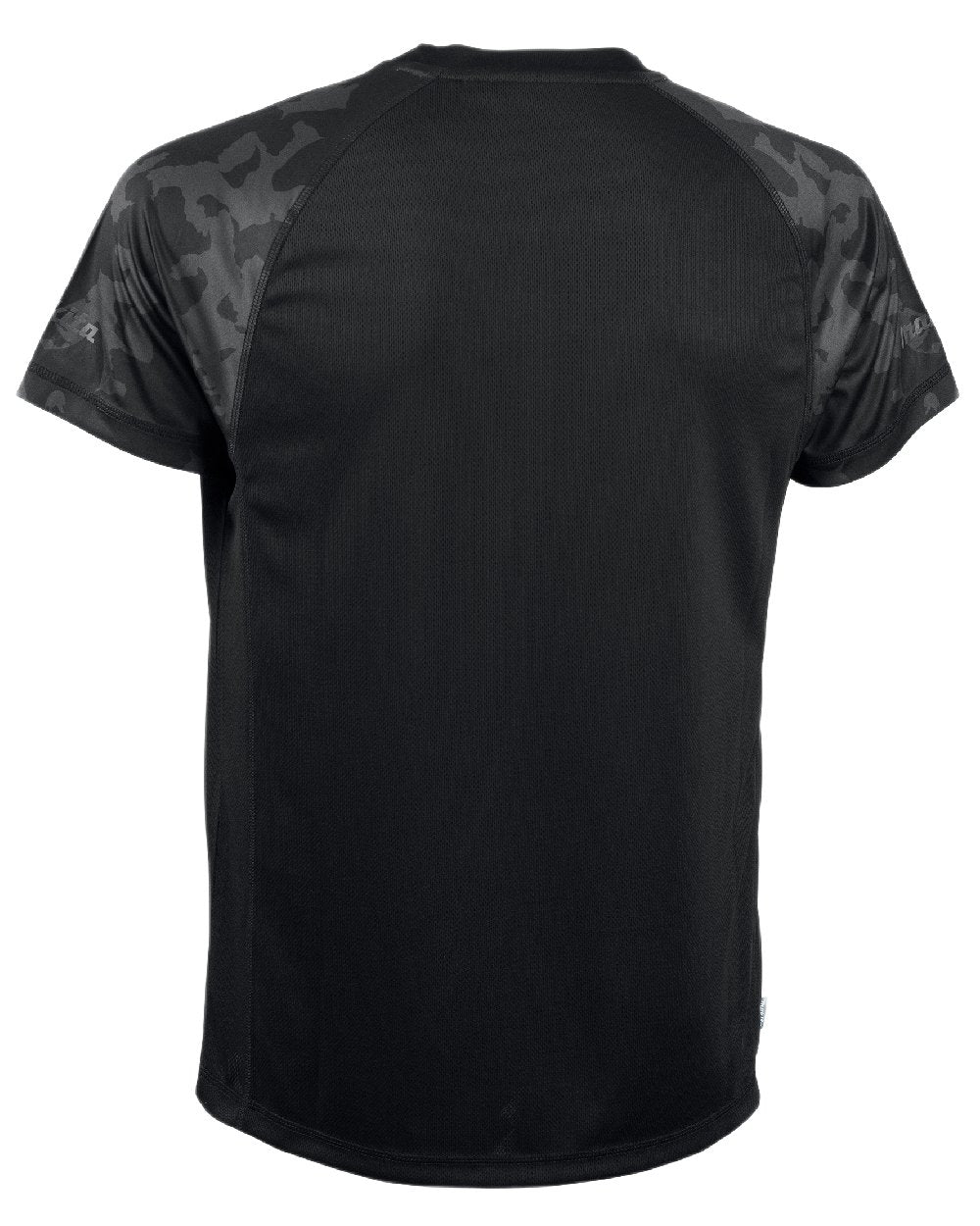 Black Coloured Makita Mens Tech T-Shirt on white background 