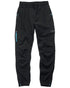 Black Coloured Makita Womens Axis Stretch Joggers on white background 