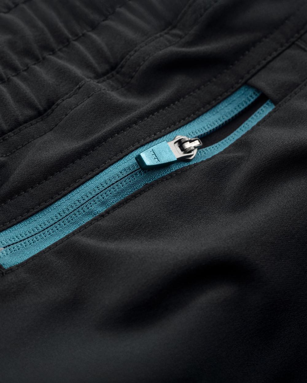 Black Coloured Makita Womens Axis Stretch Joggers on white background 