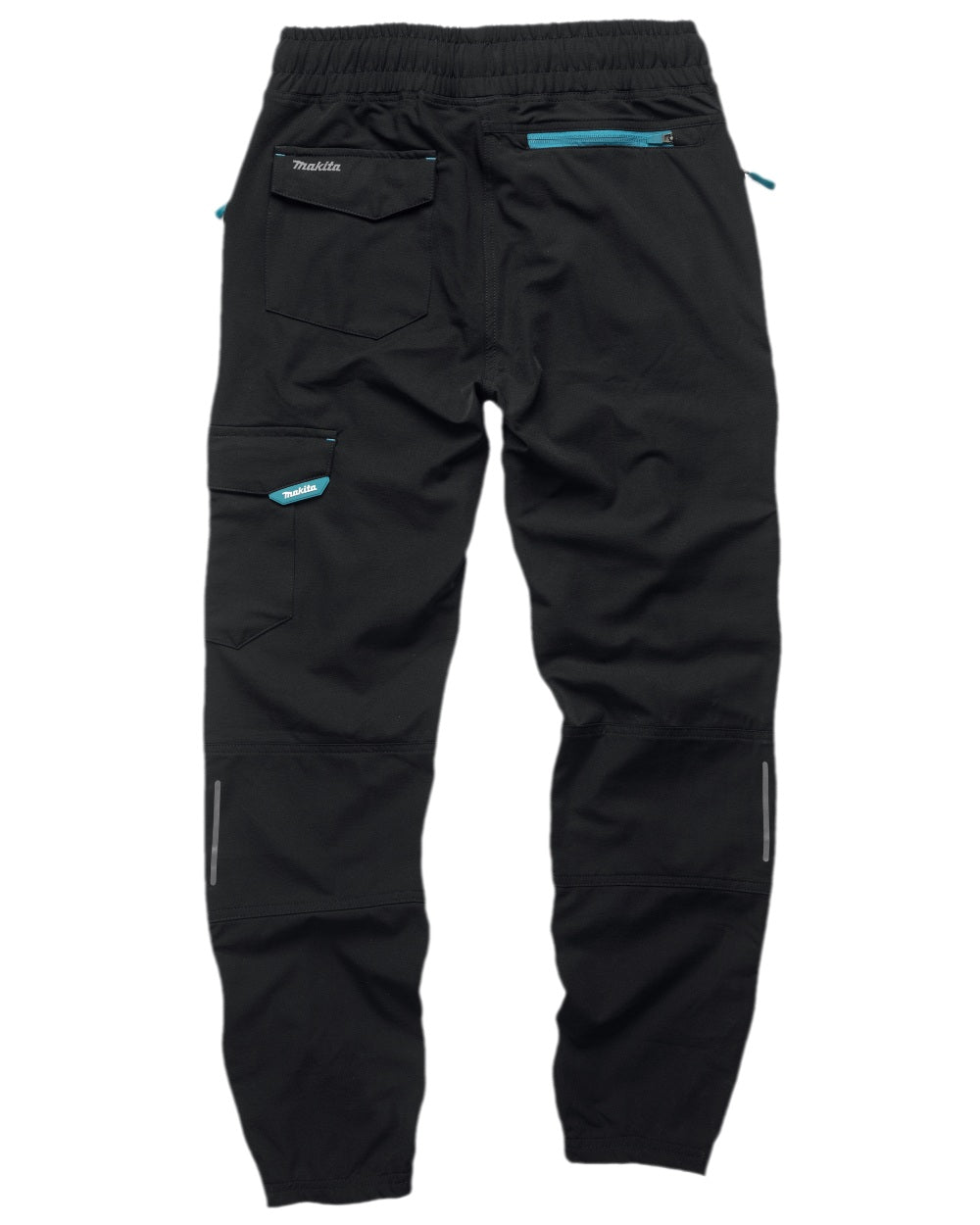 Black Coloured Makita Womens Axis Stretch Joggers on white background 
