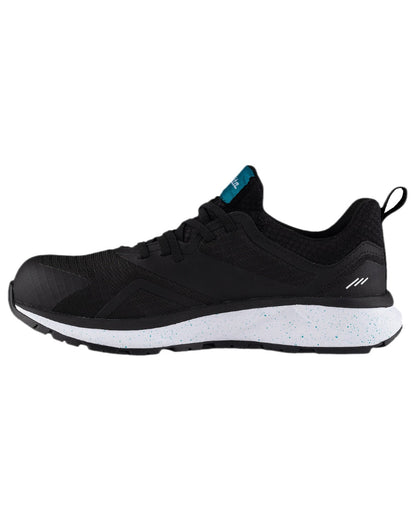 Black Coloured Makita Womens Kobe Safety Trainers on white background 