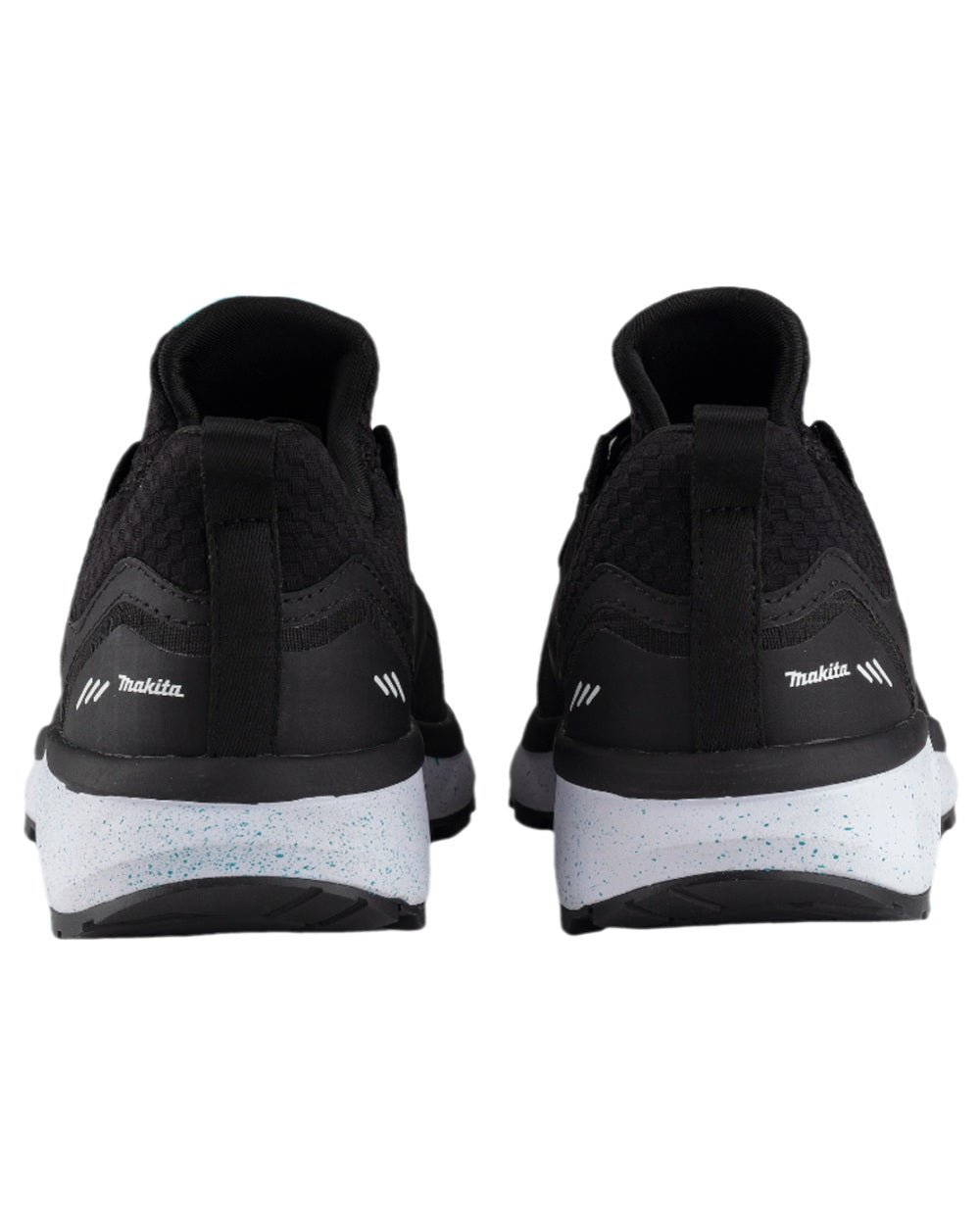 Black Coloured Makita Womens Kobe Safety Trainers on white background 