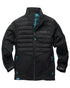 Black Coloured Makita Womens Shield Jacket on white background 