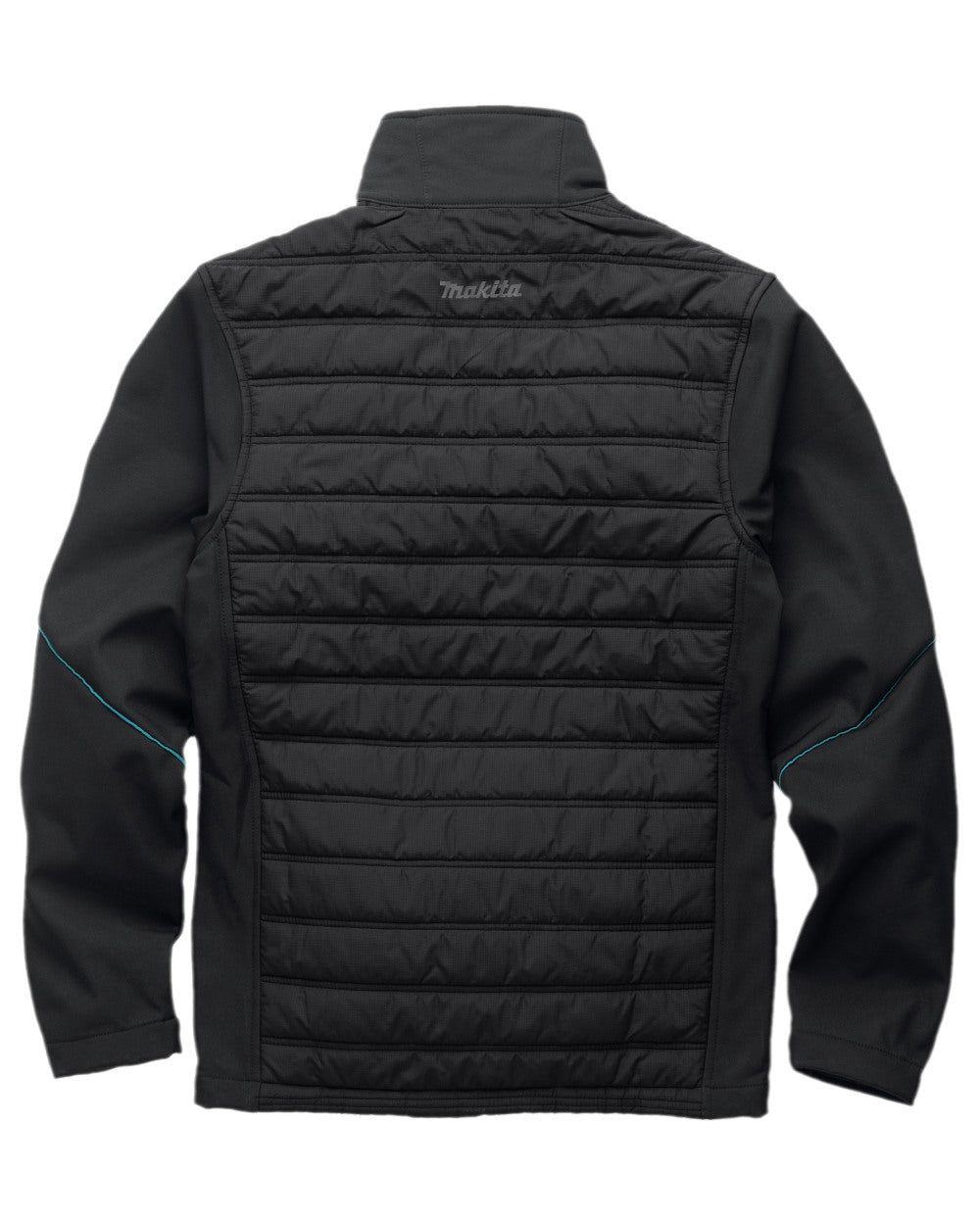 Black Coloured Makita Womens Shield Jacket on white background 
