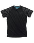 Black Coloured Makita Womens Tech T-Shirt on white background 
