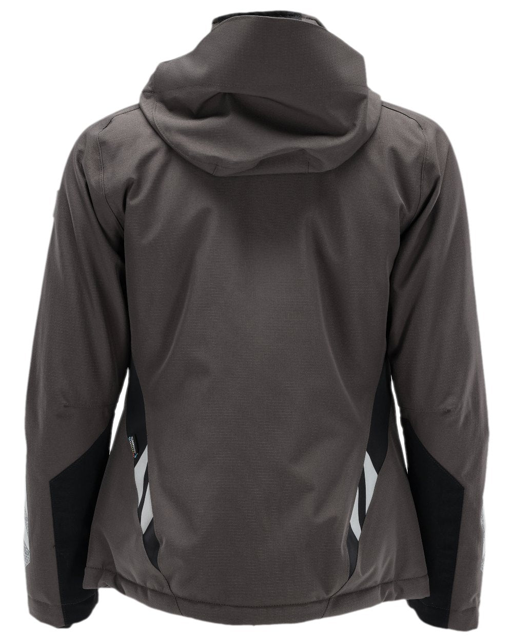 Dark Anthracite Black Coloured Mascot Womens Accelerate Winter Jacket on white background 