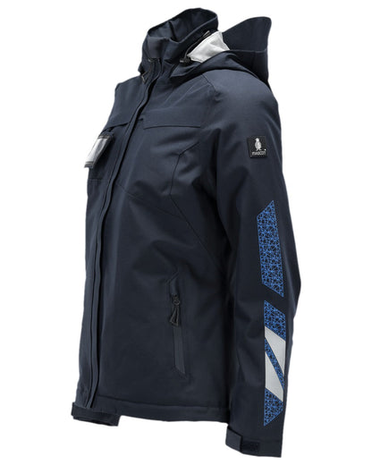 Dark Navy Coloured Mascot Womens Accelerate Winter Jacket on white background 