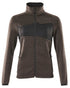 Dark Anthracite Black Coloured Mascot Workwear Accelerate Knitted Jumper With Zipper on white background 
