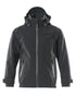 Black Coloured Mascot Workwear Childrens Accelerate Lightweight Outer Shell Jacket on white background 
