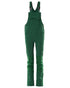Green Coloured Mascot Workwear Childrens Accelerate Ultimate Stretch Bib & Brace on white background 