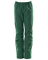 Green Coloured Mascot Workwear Childrens Accelerate Waterproof Over Trousers on white background 