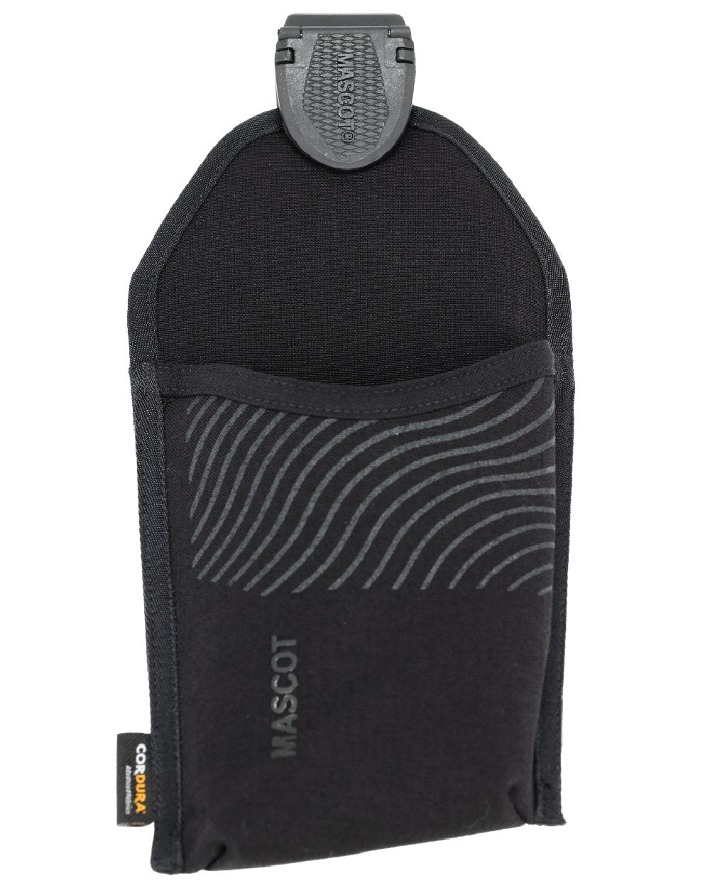 Black Coloured Mascot Workwear Customized Click System Holster Pocket on white background 