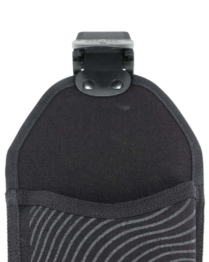 Black Coloured Mascot Workwear Customized Click System Holster Pocket on white background 