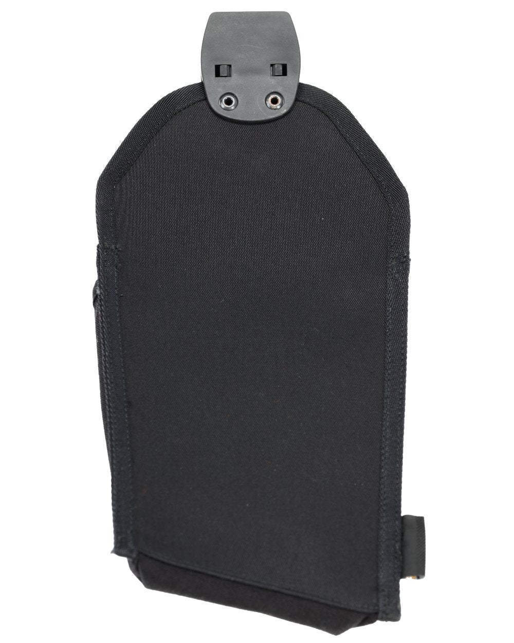 Black Coloured Mascot Workwear Customized Click System Holster Pocket on white background 