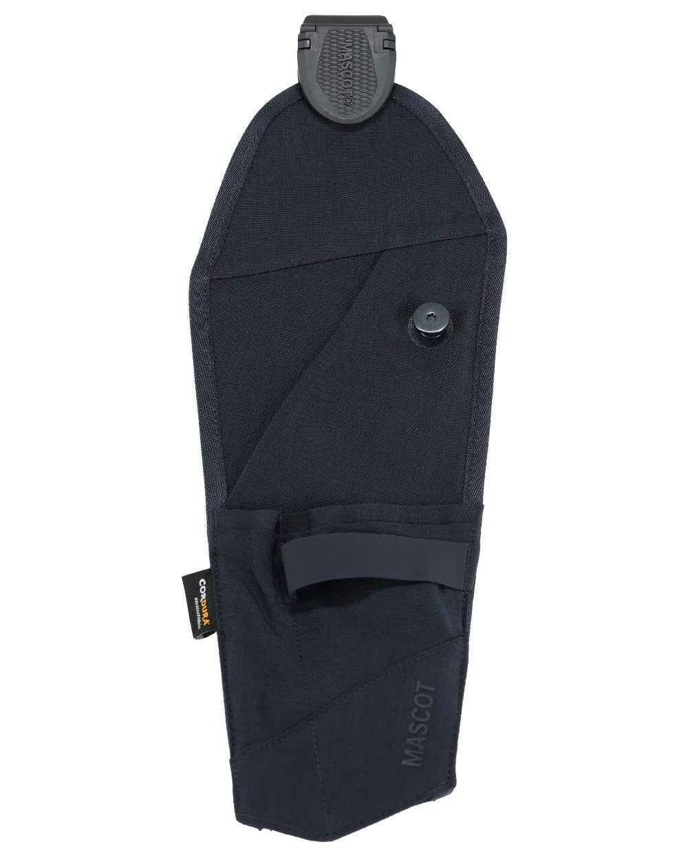 Dark Navy Coloured Mascot Workwear Customized Click System Holster Pocket For Ruler on white background 