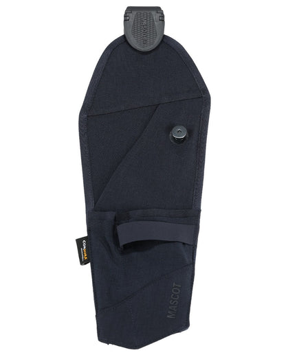 Dark Navy Coloured Mascot Workwear Customized Click System Holster Pocket For Ruler on white background 