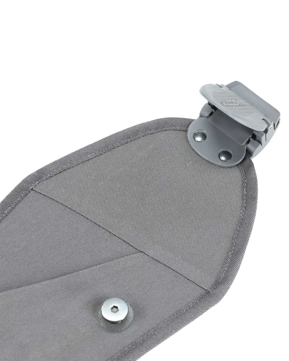 Stone Grey Coloured Mascot Workwear Customized Click System Holster Pocket For Ruler on white background 