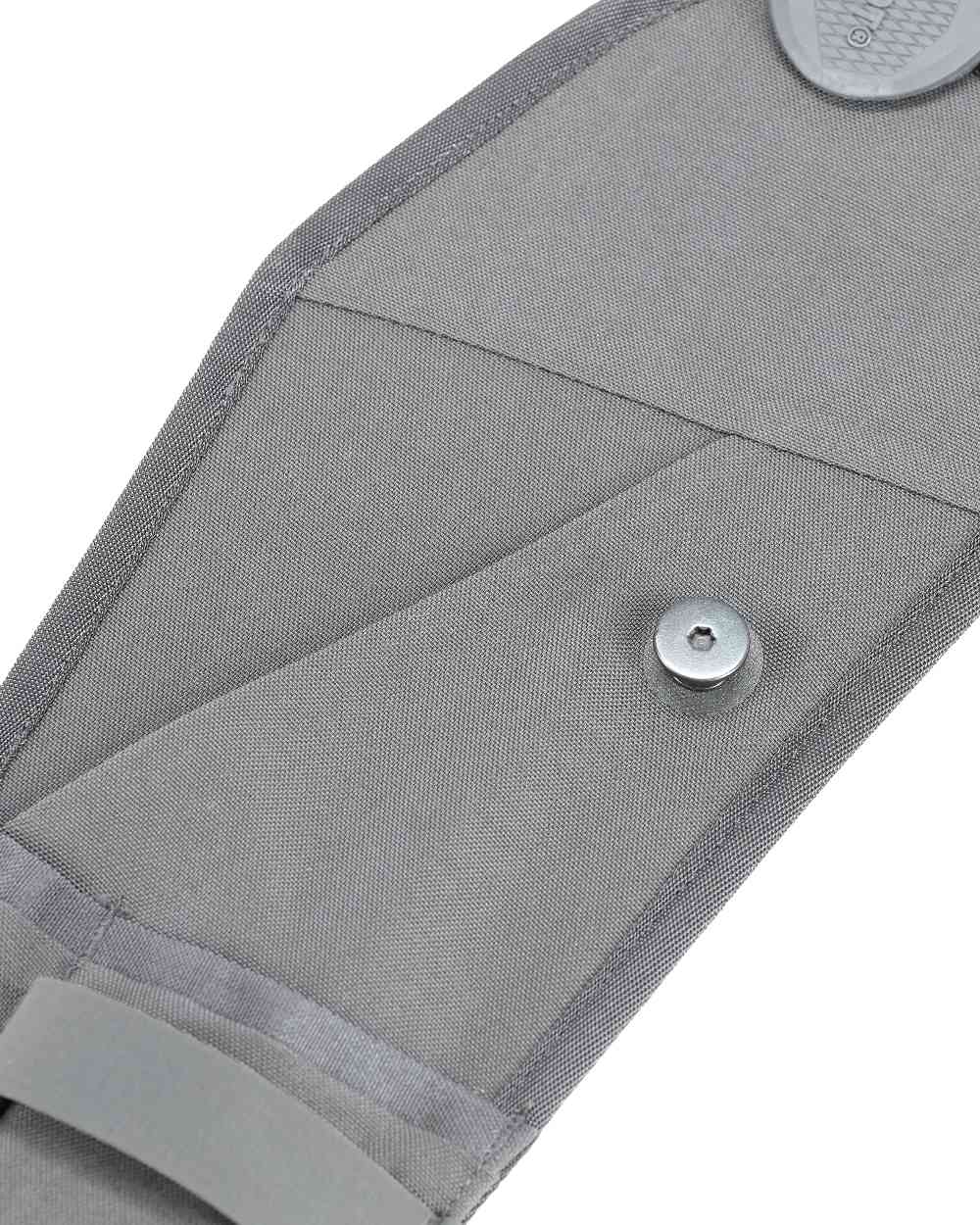 Stone Grey Coloured Mascot Workwear Customized Click System Holster Pocket For Ruler on white background 