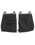 Black Coloured Mascot Workwear Customized Click System Holster Pockets on white background 