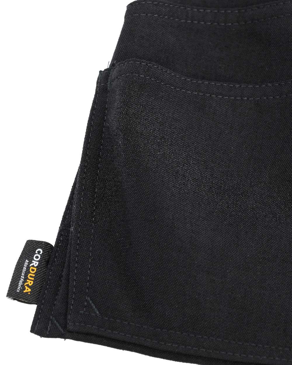 Black Coloured Mascot Workwear Customized Click System Holster Pockets on white background 