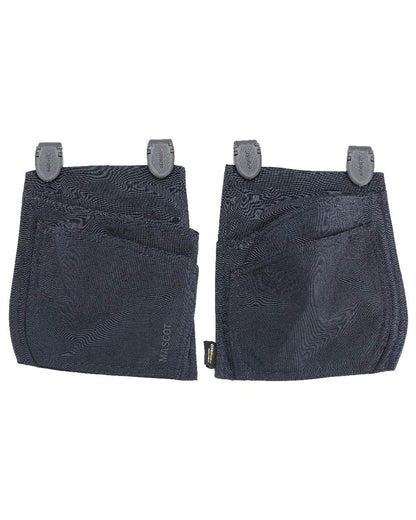 Dark Navy Coloured Mascot Workwear Customized Click System Holster Pockets on white background 
