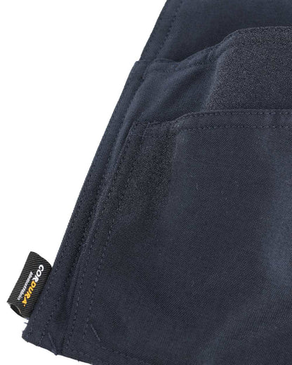 Dark Navy Coloured Mascot Workwear Customized Click System Holster Pockets on white background 