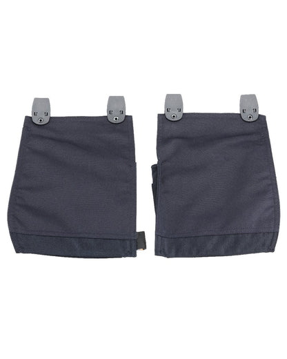 Dark Navy Coloured Mascot Workwear Customized Click System Holster Pockets on white background 
