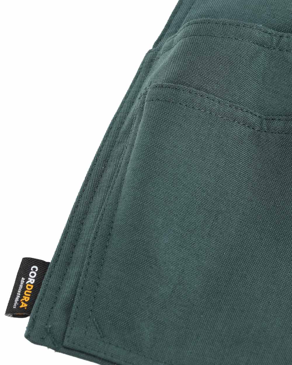 Forest Green Coloured Mascot Workwear Customized Click System Holster Pockets on white background 