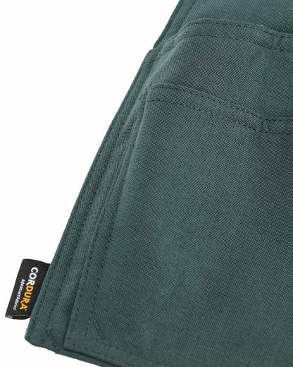 Forest Green Coloured Mascot Workwear Customized Click System Holster Pockets on white background 