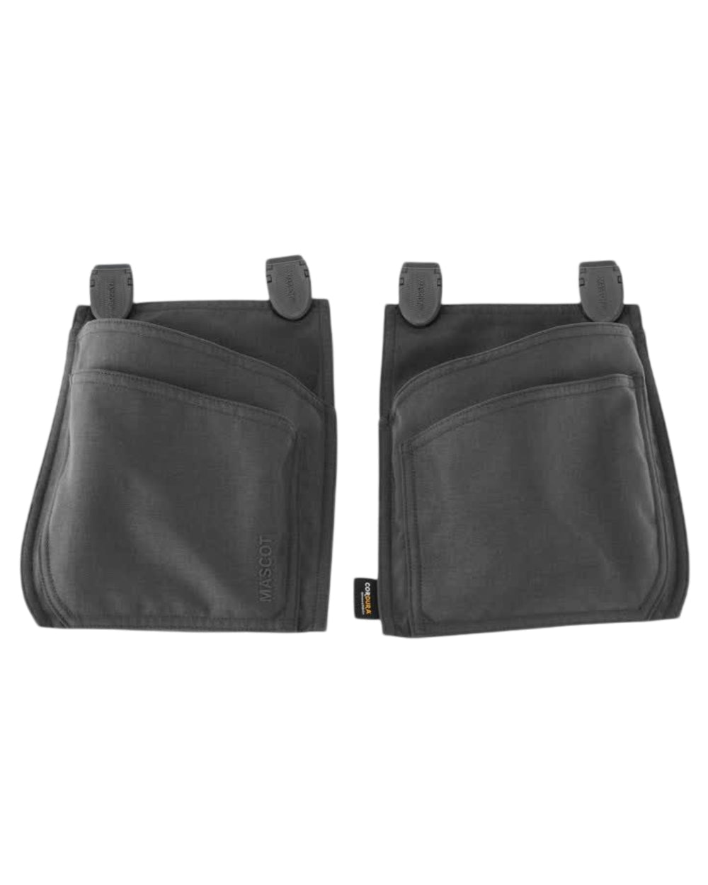 Stone Grey Coloured Mascot Workwear Customized Click System Holster Pockets on white background 