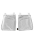 White Coloured Mascot Workwear Customized Click System Holster Pockets on white background 