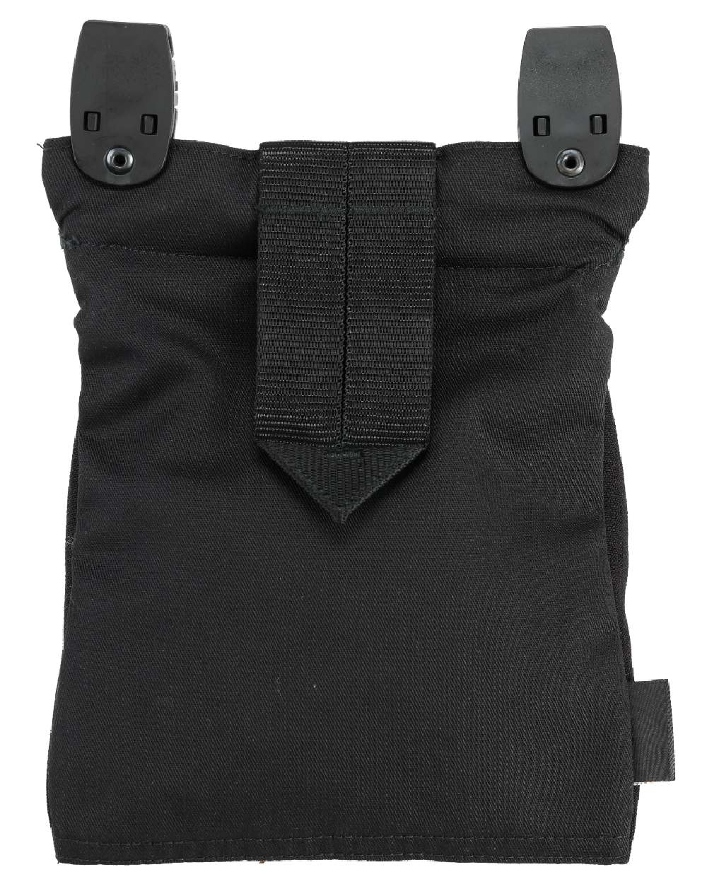 Black Coloured Mascot Workwear Customized Click System Magnet Closure Holster Pocket on white background 