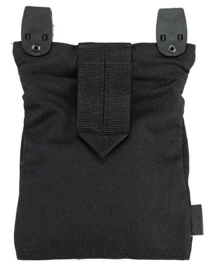 Black Coloured Mascot Workwear Customized Click System Magnet Closure Holster Pocket on white background 