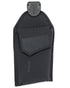 Black Coloured Mascot Workwear Customized Click System Phone Pocket on white background 