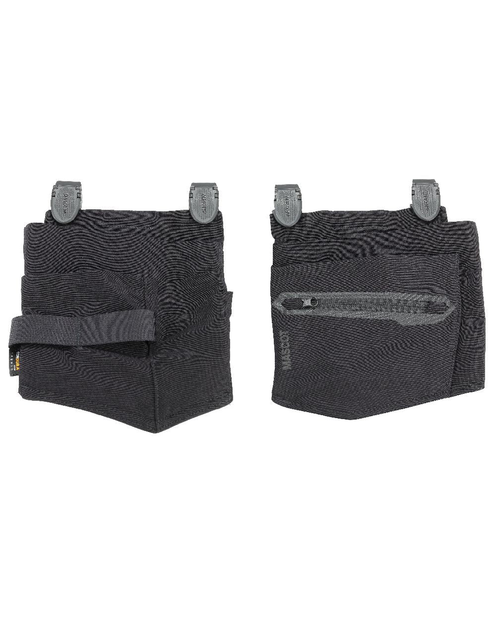 Black Coloured Mascot Workwear Customized Craftsman Holster Pockets on white background 
