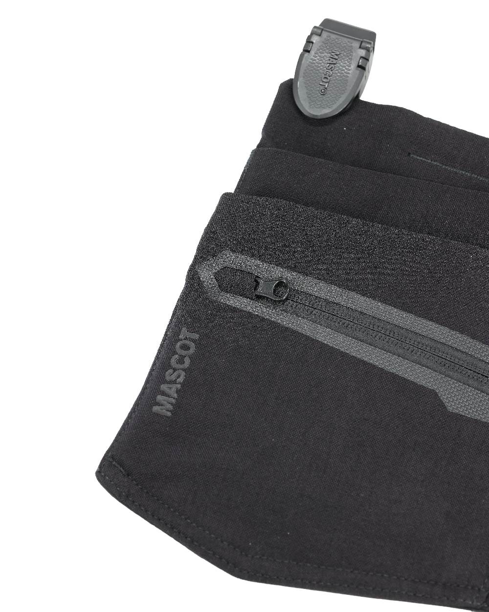 Black Coloured Mascot Workwear Customized Craftsman Holster Pockets on white background 