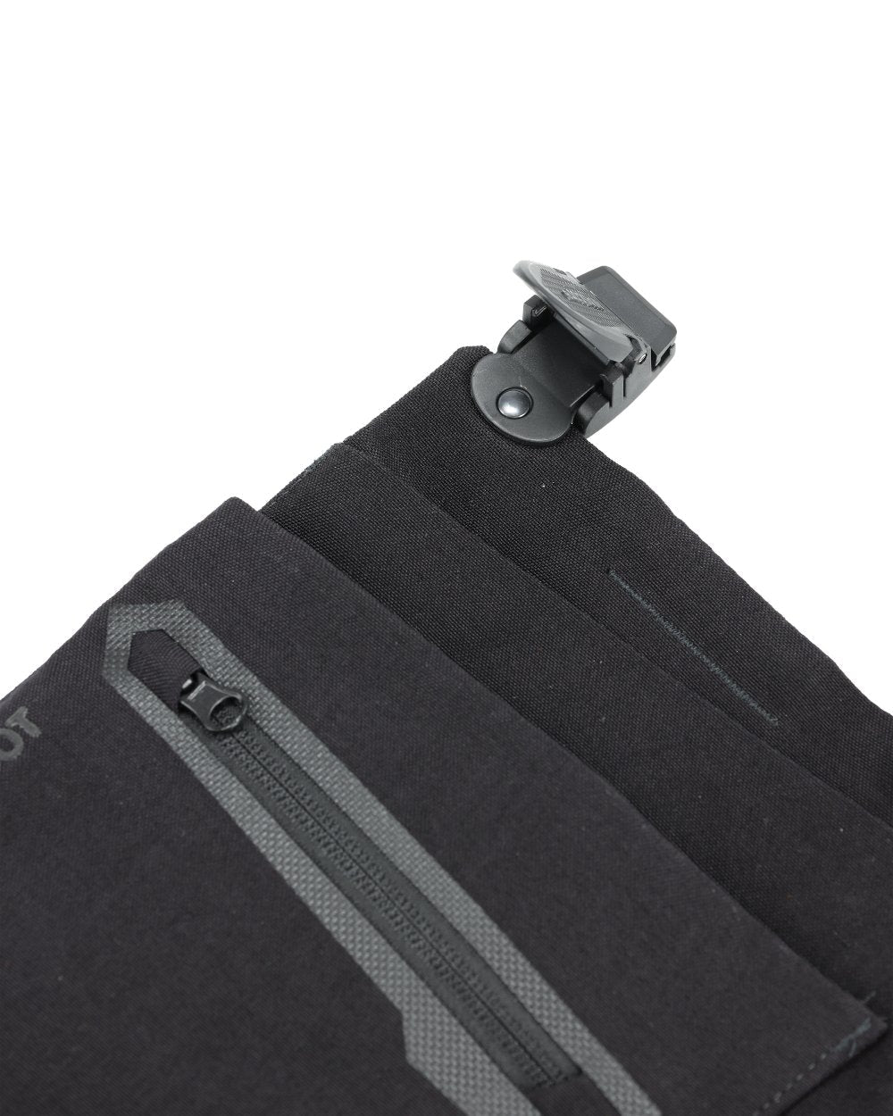 Black Coloured Mascot Workwear Customized Craftsman Holster Pockets on white background 