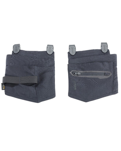 Dark Navy Coloured Mascot Workwear Customized Craftsman Holster Pockets on white background 