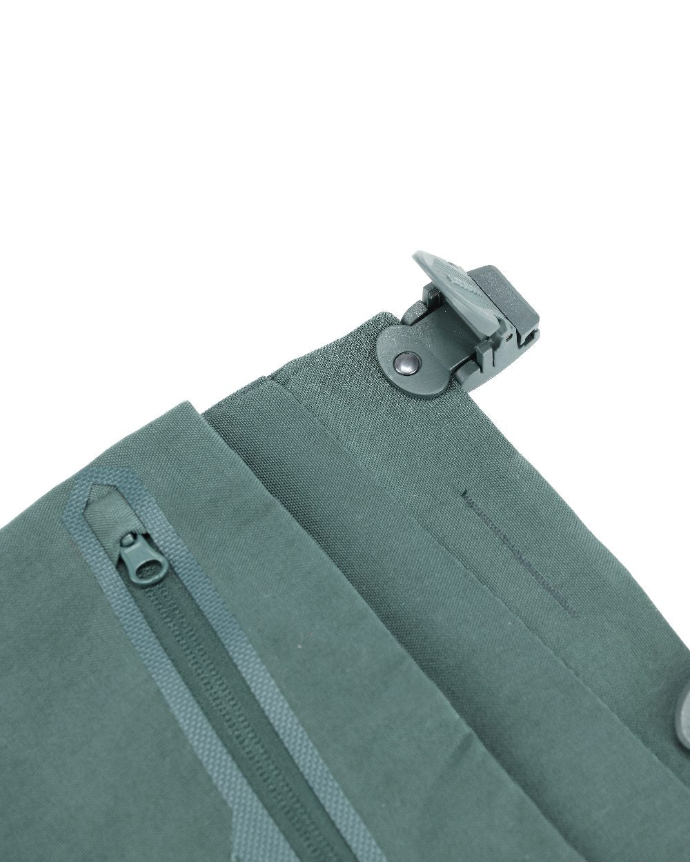 Forest Green Coloured Mascot Workwear Customized Craftsman Holster Pockets on white background 