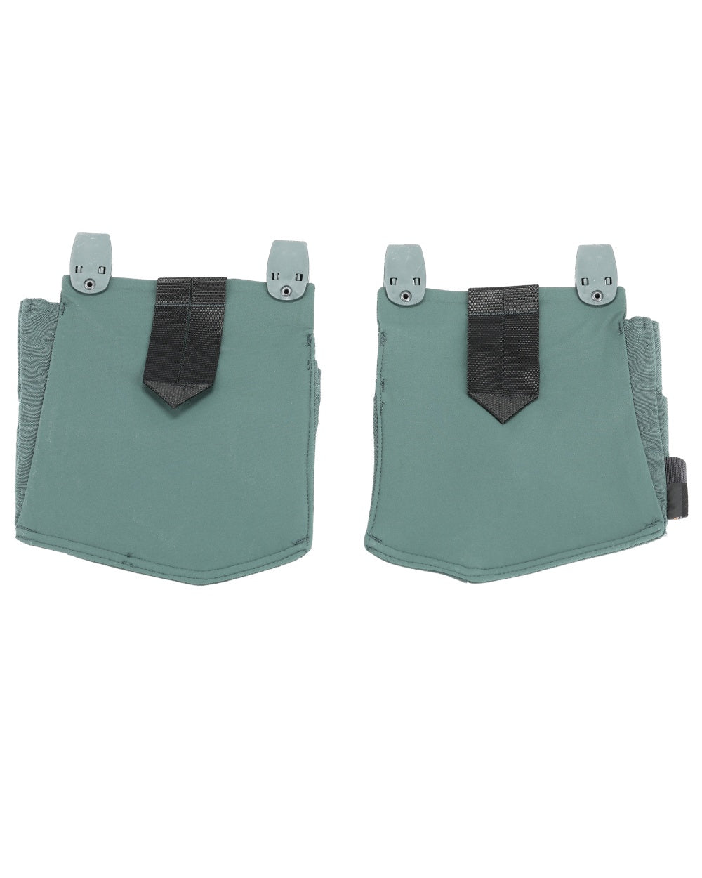 Forest Green Coloured Mascot Workwear Customized Craftsman Holster Pockets on white background 