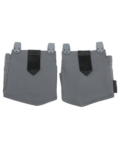 Stone Grey Coloured Mascot Workwear Customized Craftsman Holster Pockets on white background 