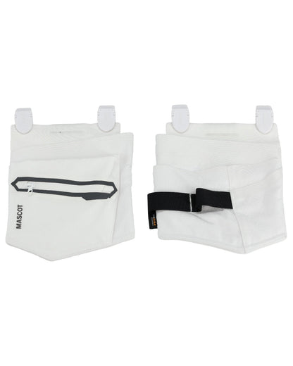 White Coloured Mascot Workwear Customized Craftsman Holster Pockets on white background 