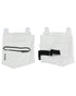 White Coloured Mascot Workwear Customized Craftsman Holster Pockets on white background 