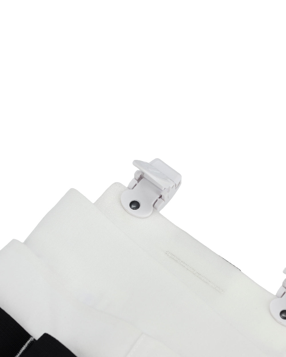 White Coloured Mascot Workwear Customized Craftsman Holster Pockets on white background 