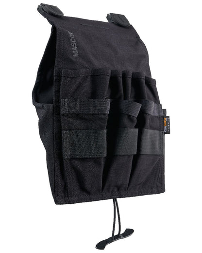 Black Coloured Mascot Workwear Customized Electrician Holster Pocket on white background 